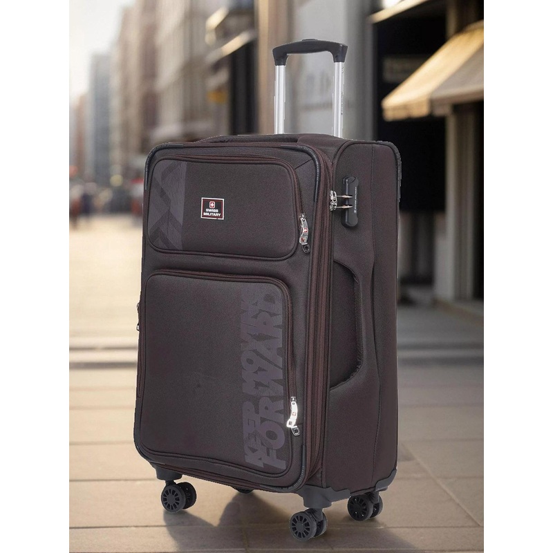 SWISS MILITARY Soft-Sided Medium Trolley Suitcase