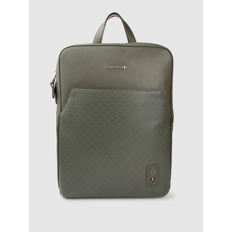 Tommy Hilfiger Unisex Textured Applique Backpack