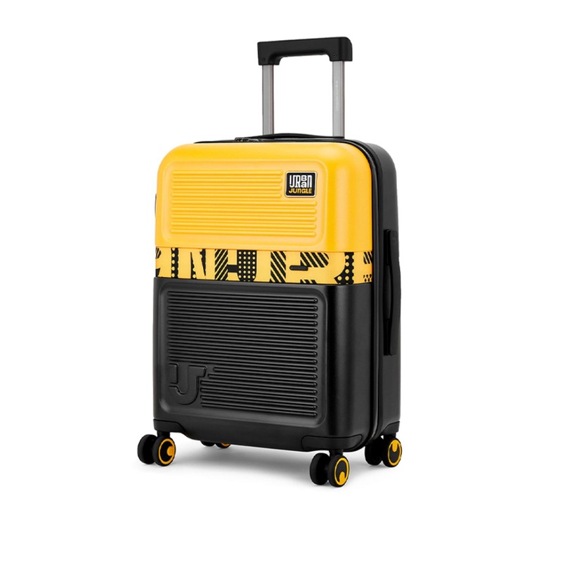 Urban Jungle By Safari Sundaze Yellow Cabin Hardside Trolley Polycarboante Suitcase