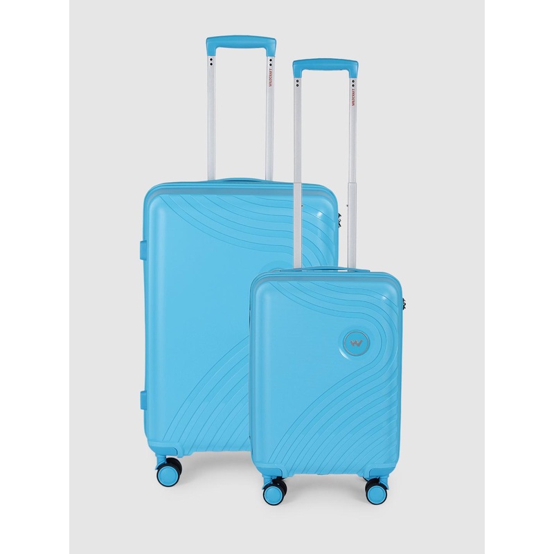 Wildcraft Set of 2 Onyx Trolley Suitcases – Cabin & Medium