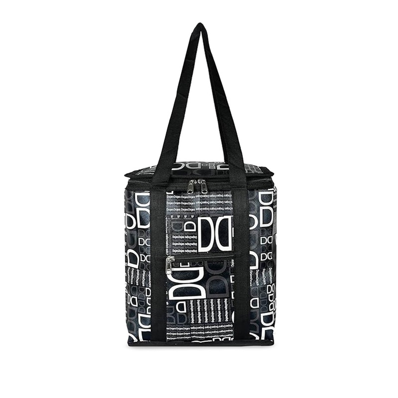 Kuber Industries Typography Printed Structured Lunch Bag