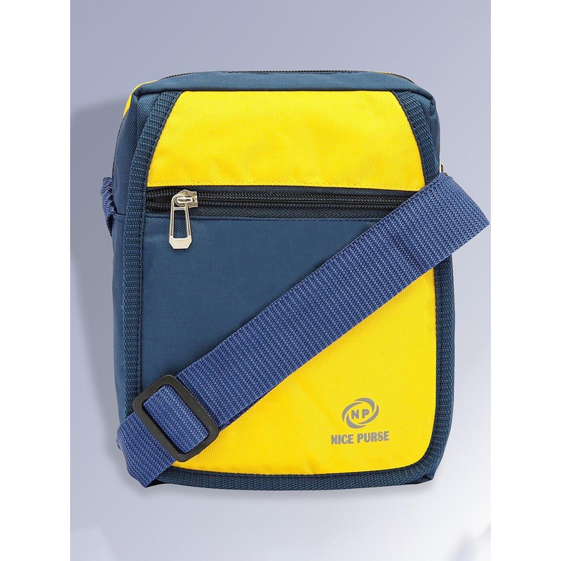 NICE PURSE Colourblocked Swagger Sling Bag With Tasselled