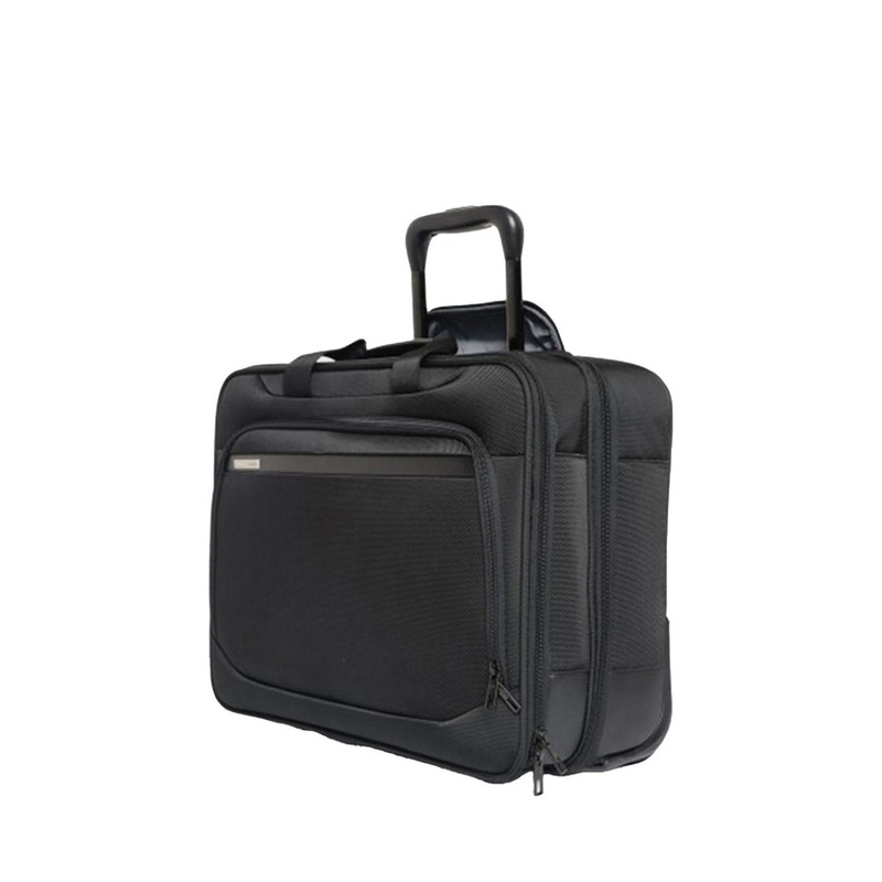 Samsonite Vectura Unisex Black Rolling Trolley Bag