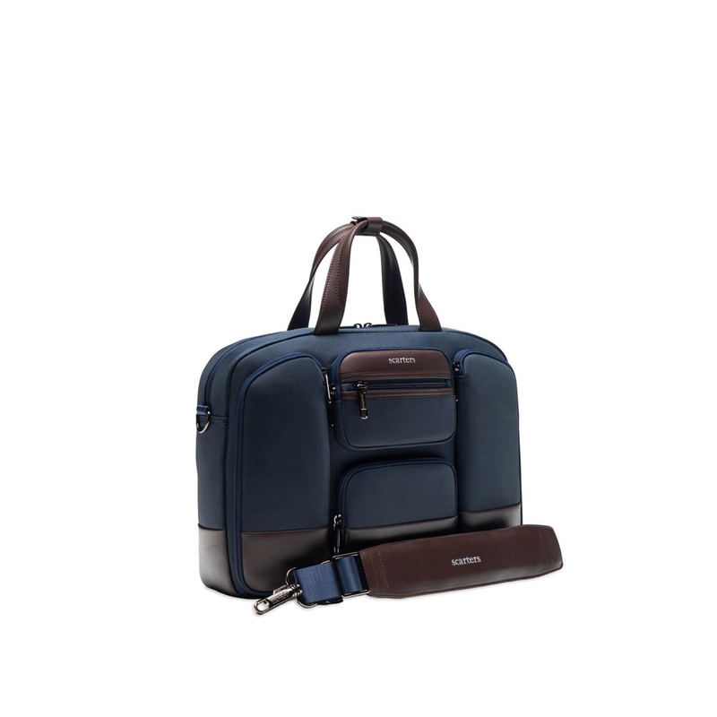 scarters Unisex Colourblocked Laptop Bag – 16 Inches