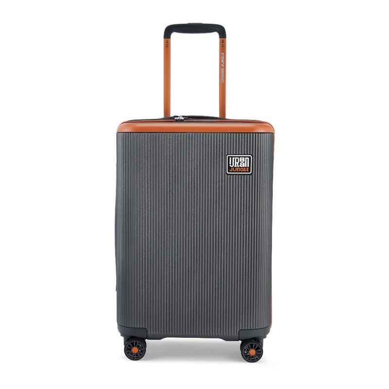 Urban Jungle By Safari Grey Light Weight Cabin Hardside Trolley Polycarboante Suitcase