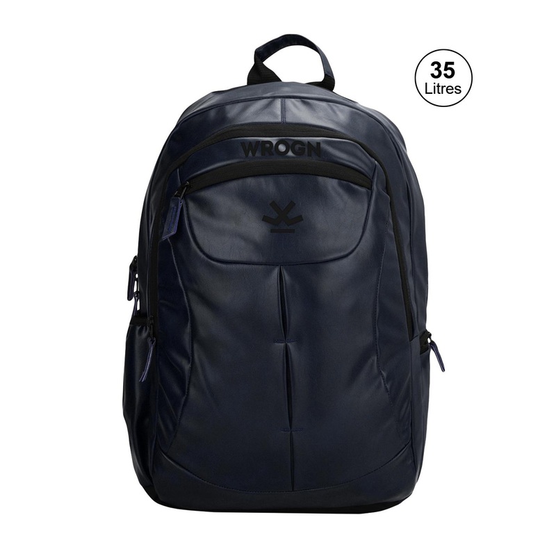 WROGN Ergonomic Water Resistant Backpack with Reflective Strip & Rain Cover 31L