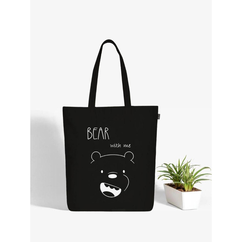 EcoRight Zipper Tote Bag – Bear With Me
