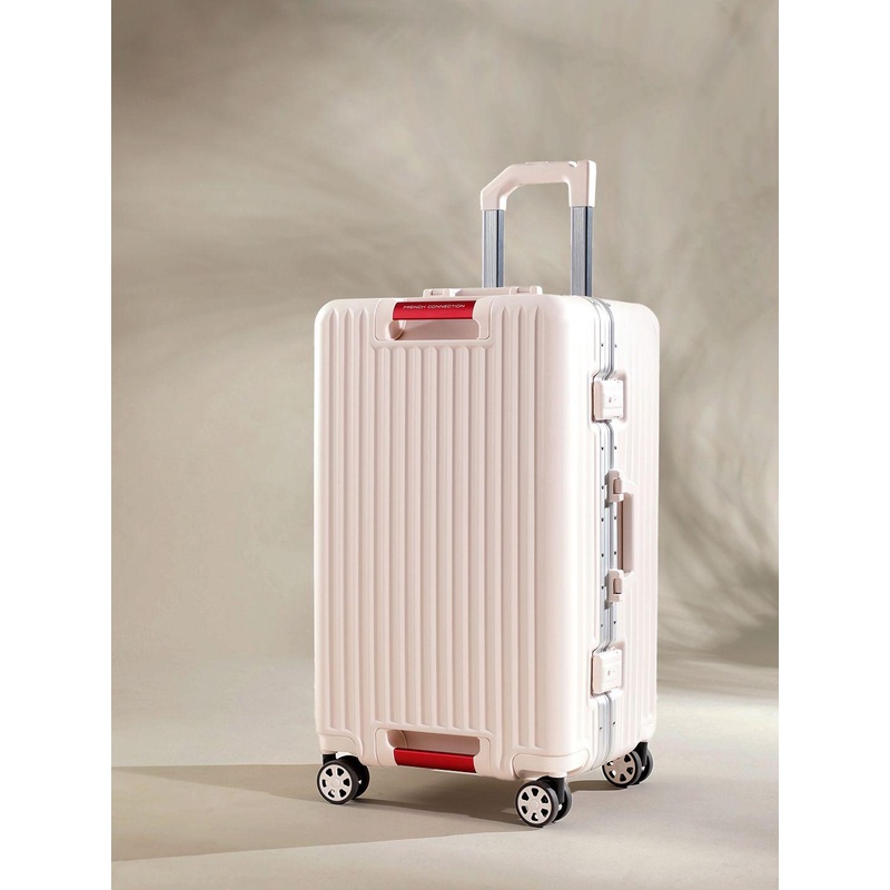 French Connection 360-Degree Rotation Hard Case Medium Size Trolley Bag