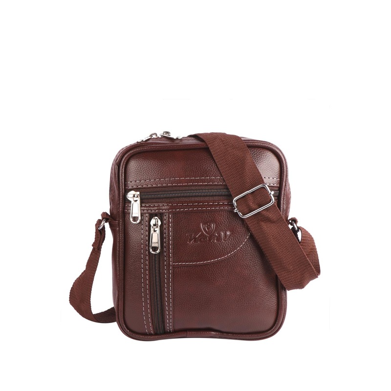Keviv Men Structured Messenger Bag