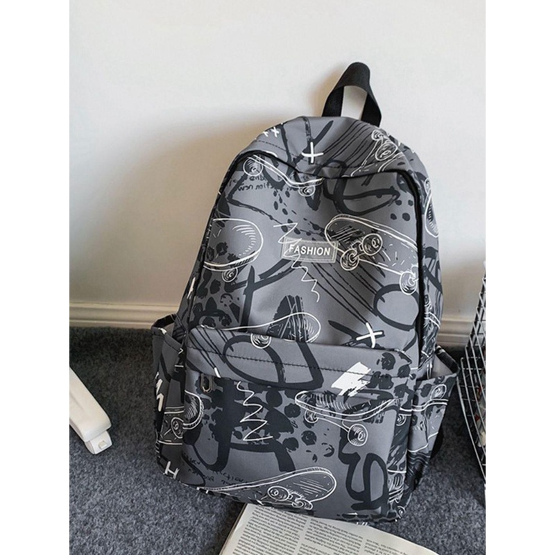 Mast & Harbour Men Graphic Medium Backpack