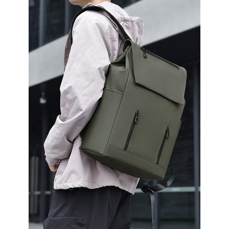 Mast & Harbour Men Non-Padded Zip Pocket Backpack