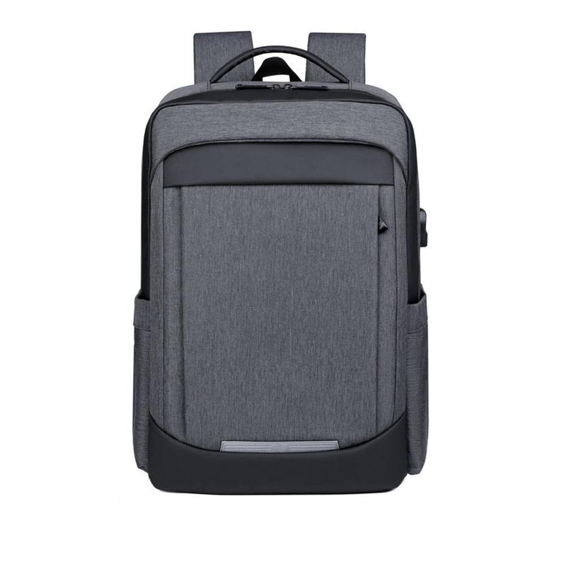 Mast & Harbour Men Solid Backpack with USB Charging Port