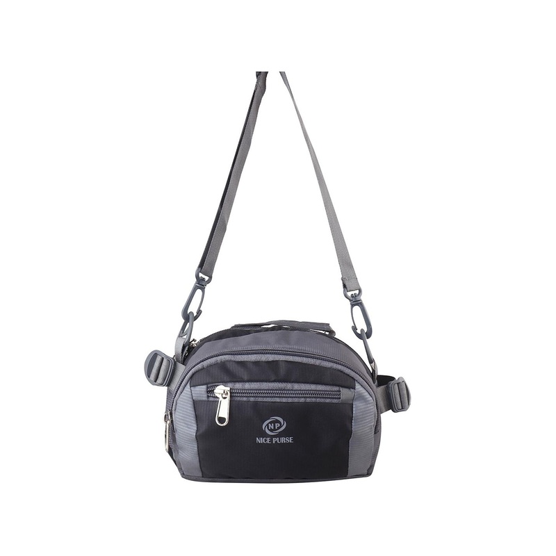 NICE PURSE Men Colourblocked Structured Sling Bag