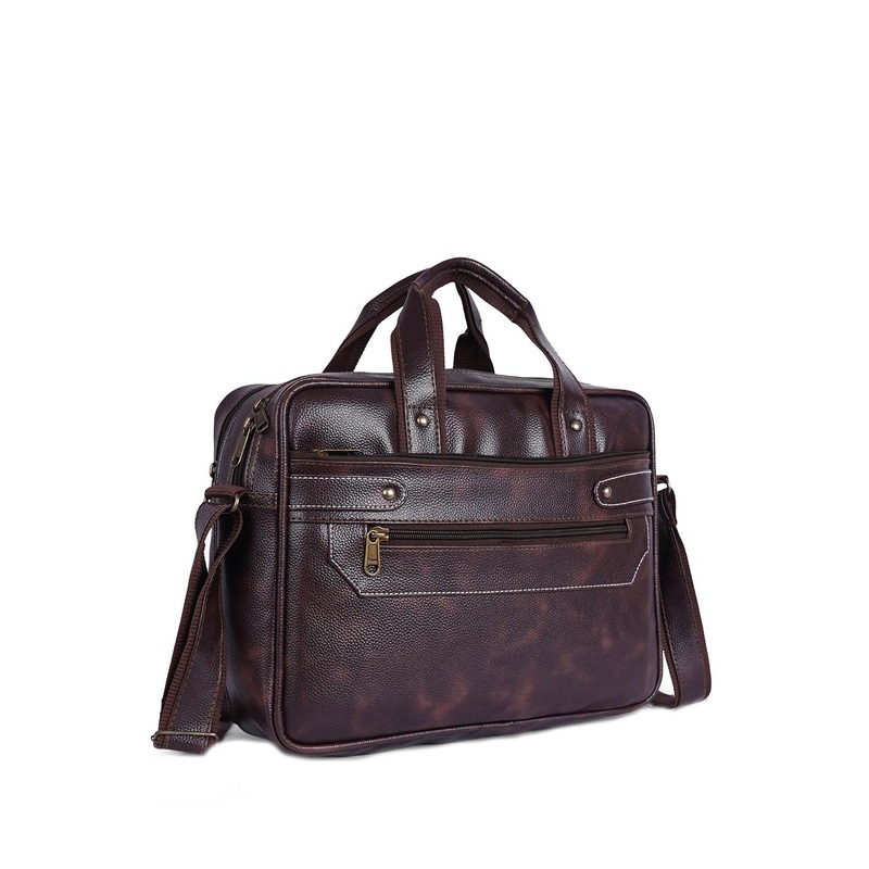 PARSLEY Textured Laptop Messenger Bag