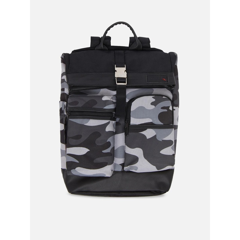SPYKAR Men Camouflage Nylon Backpacks