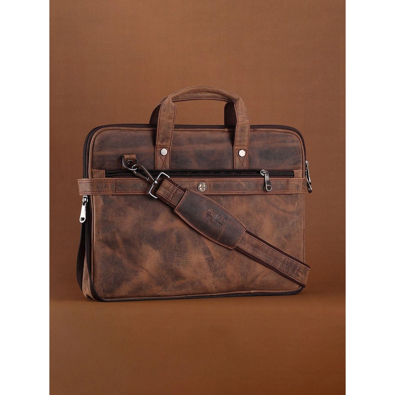 The Brown Hide Men Leather Fashion