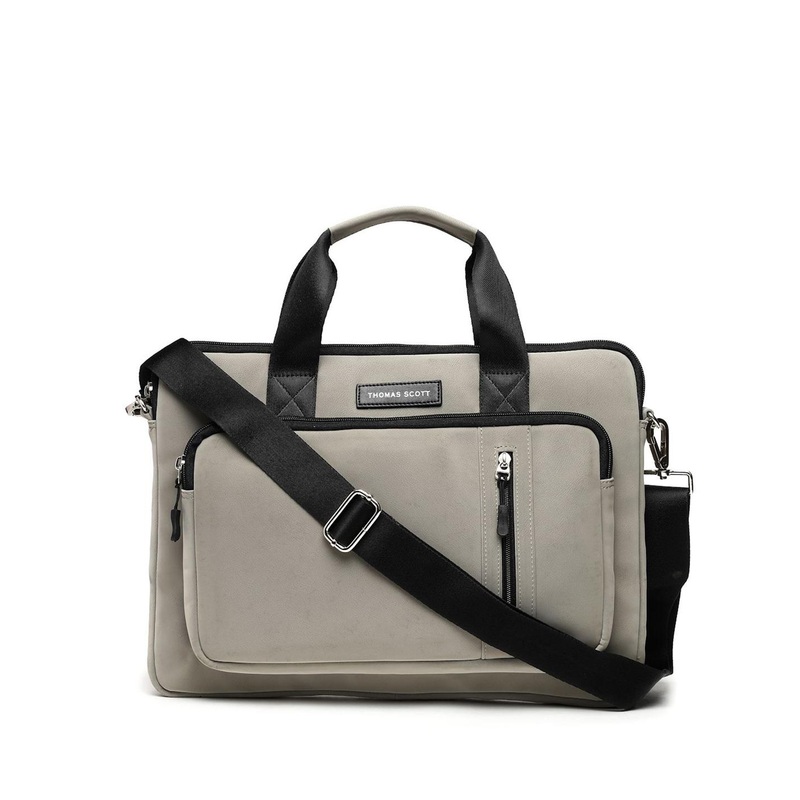 Thomas Scott Men Colourblocked Laptop Bag