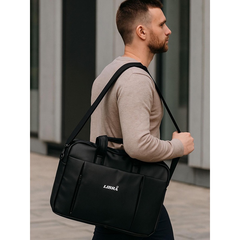 Vetocity Men PU Laptop Bag