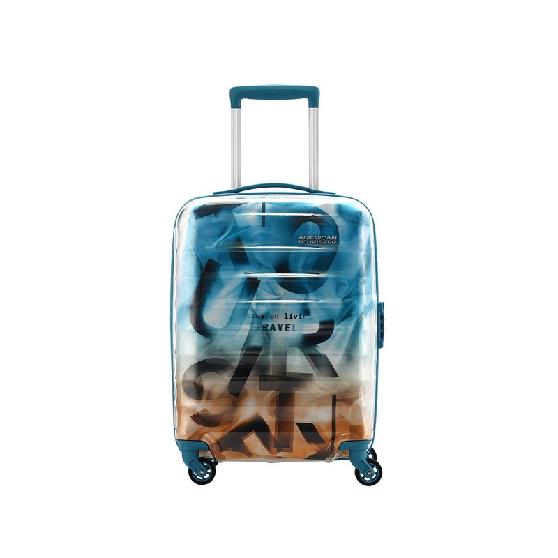 AMERICAN TOURISTER VERG Printed Hard Cabin Trolley Suitcase