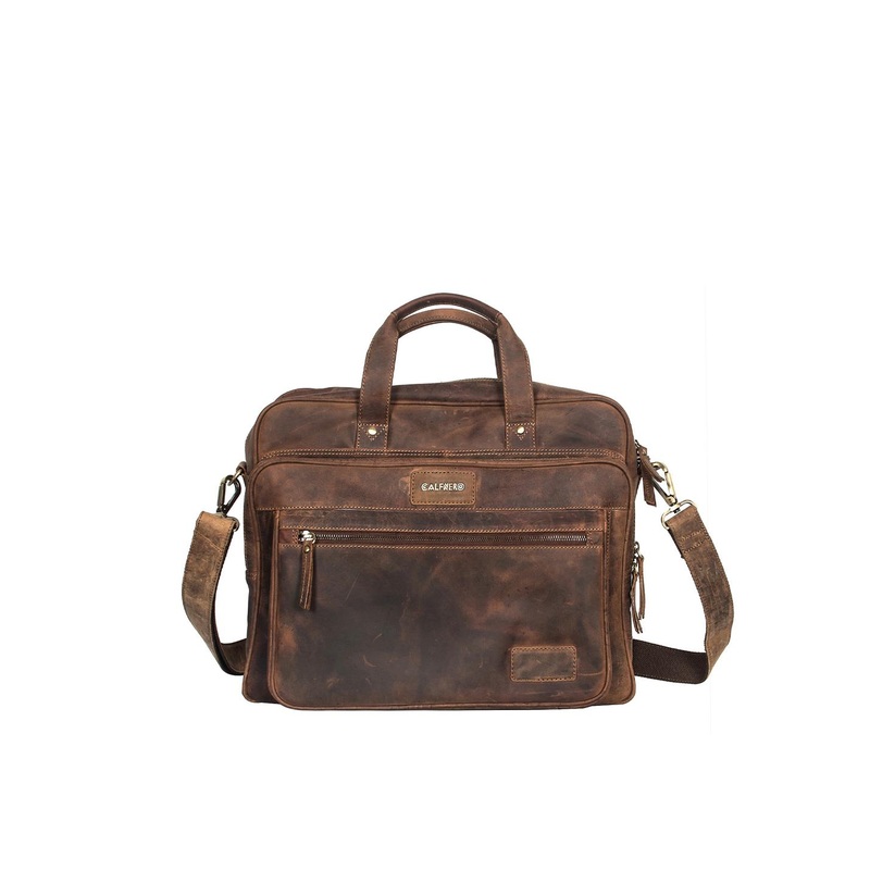 CALFNERO Men Leather Messenger Bag