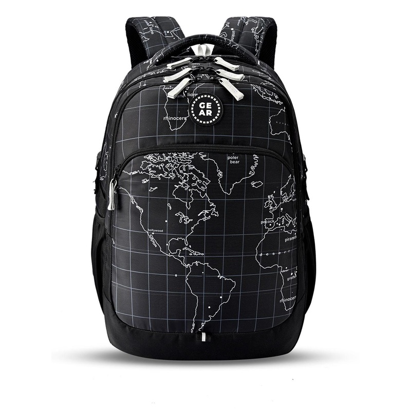Gear Unisex Globe Printed Backpack