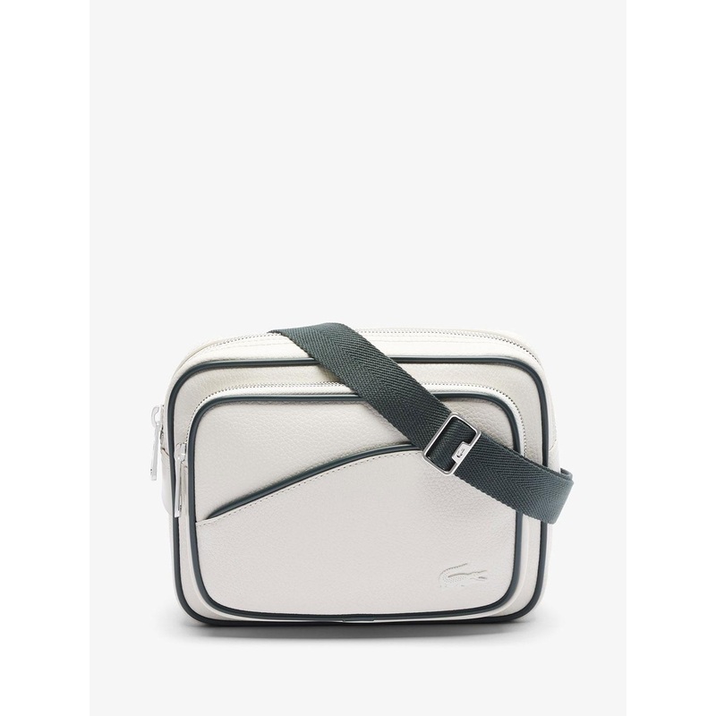 Lacoste Angy Grain Leather Reporter Bag