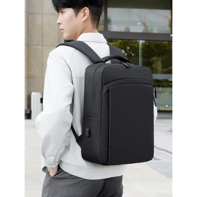 Mast & Harbour Men USB Charging Port Padded Backpack