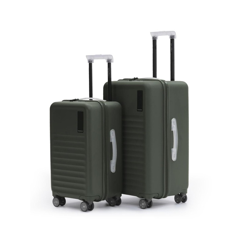 MOKOBARA The Aisle Trunk Set Of 2 Textured Hard-Sided Trolley Bags
