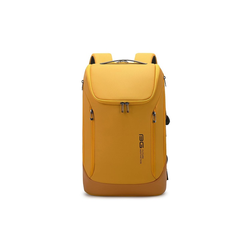 Red Lemon Unisex Yellow Smart Waterproof Laptop Backpack & USB Charging Sporty 15.6 Inch