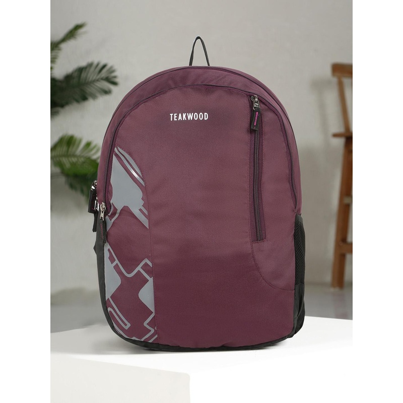 Teakwood Leathers Unisex Printed Backpack