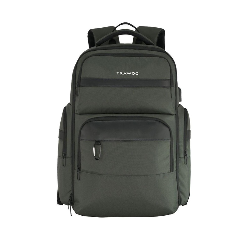 TRAWOC 30L Laptop  TPB03 with Suitcase Opening ,USB Charging Port Backpack