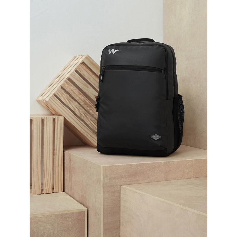 Wildcraft Unisex Black Solid Backpack