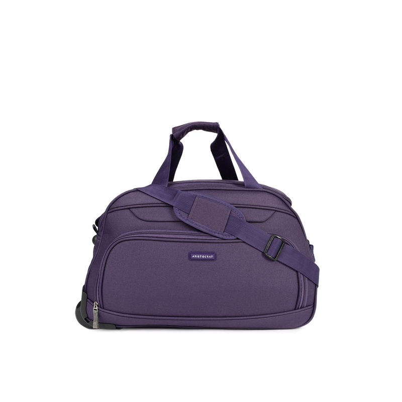 Aristocrat Unisex Purple DART Cabin Duffel Trolley Bag