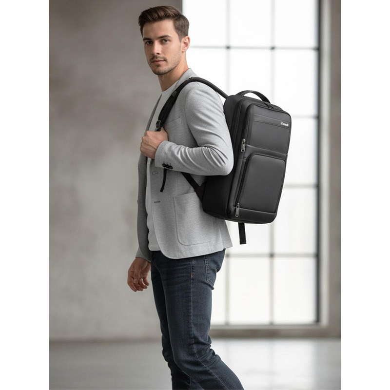 Craloft Unisex Solid Padded Mesh Ergonomic Backpack