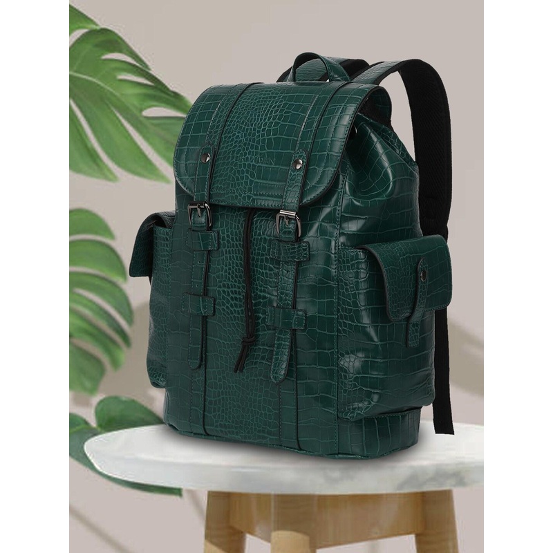 FUR JADEN Unisex Textured Backpack -Up to 16 inch