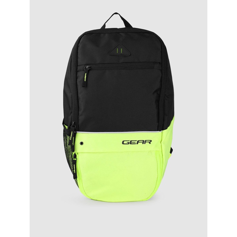 Gear Unisex Colourblocked 16 Inch Laptop Backpack with Shoe Pocket