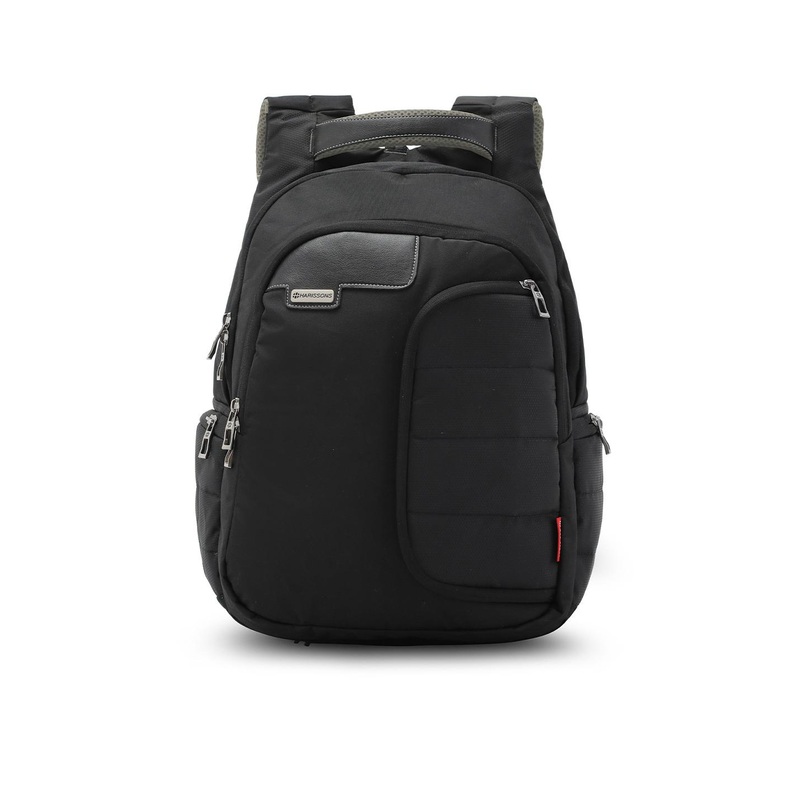Harissons Unisex Black Laptop Backpack