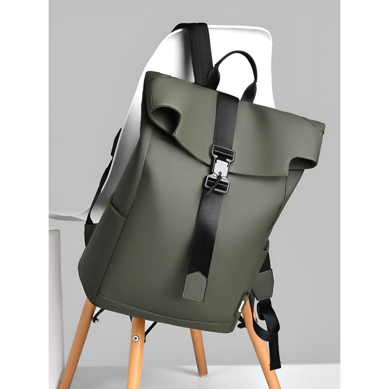 Mast & Harbour Men Solid Compression Straps Backpack