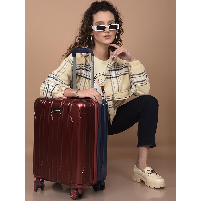 MOVE-MEANT Hard-Sided Cabin Trolley Bag