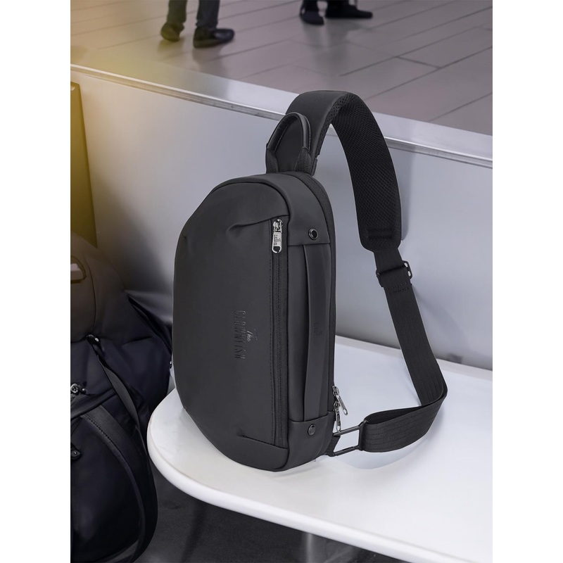 THE CLOWNFISH Anti-Theft Crossbody Backpack With USB charging port