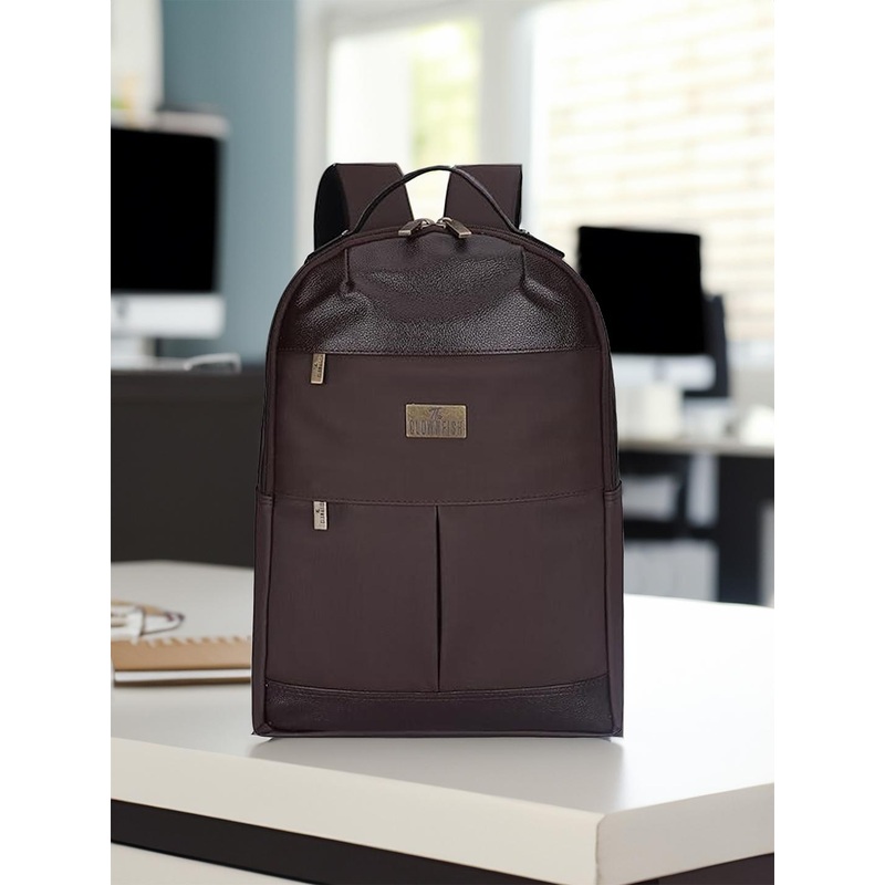 THE CLOWNFISH Unisex Cybershield Textured Backpack