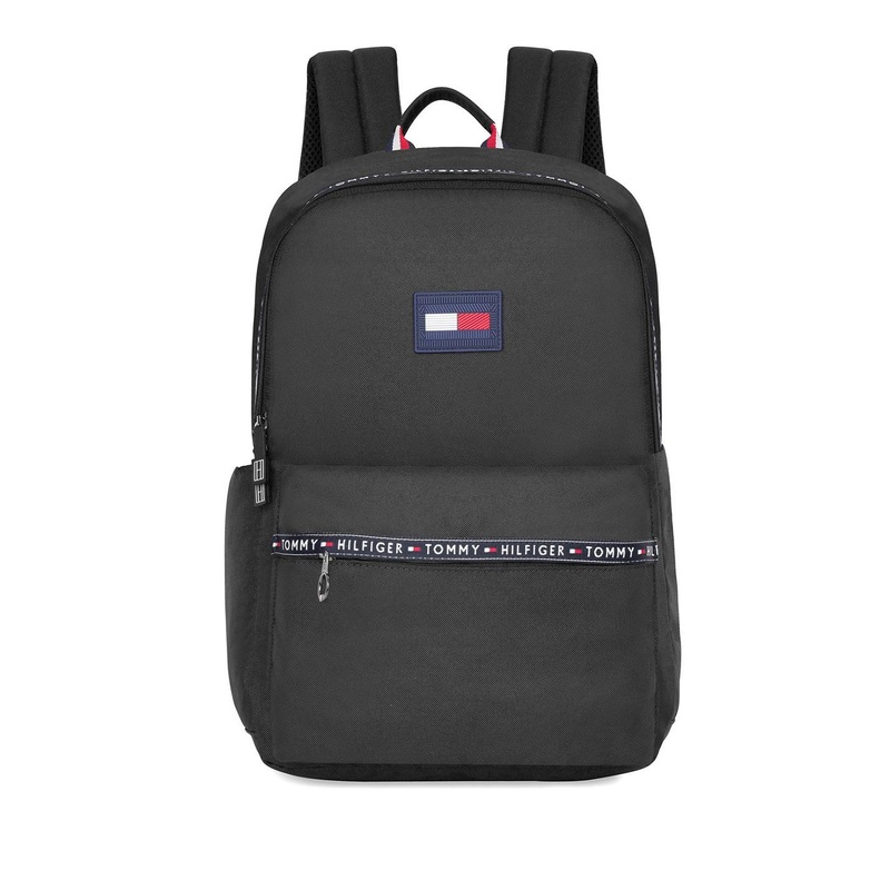 Tommy Hilfiger Unisex Backpack with Compression Straps