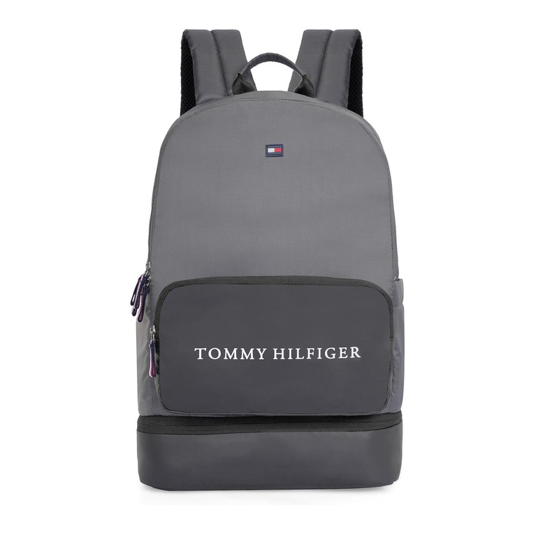 Tommy Hilfiger Unisex Colourblocked Backpack With Shoe Pocket