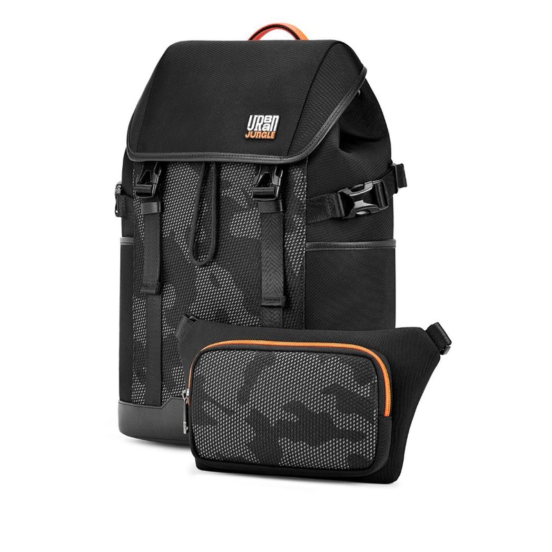 Urban Jungle By Safari Laptop Backpack with detachable Crossbody Sling bag- 18 Liters