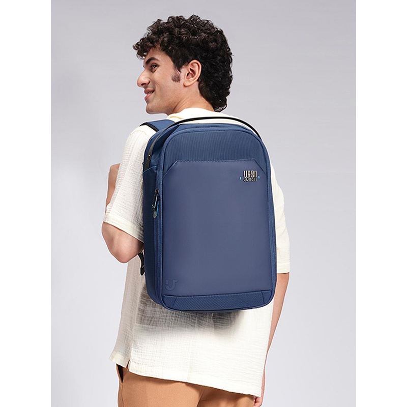 Urban Jungle By Safari Unisex Water Resistant Blue Laptop Backpack 18 Liters