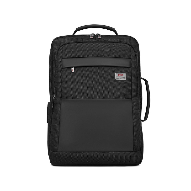 VIP Legacy Black Briefpack Convertible Laptop Backpack-30L