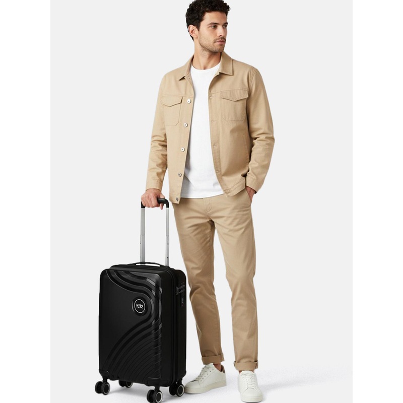 Wildcraft Onyx-TR Textured Cabin Hard Suitcase Trolley Bag- 45L