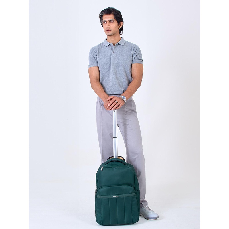 Assembly Rover Green Premium 16 inch Laptop Trolley Backpack