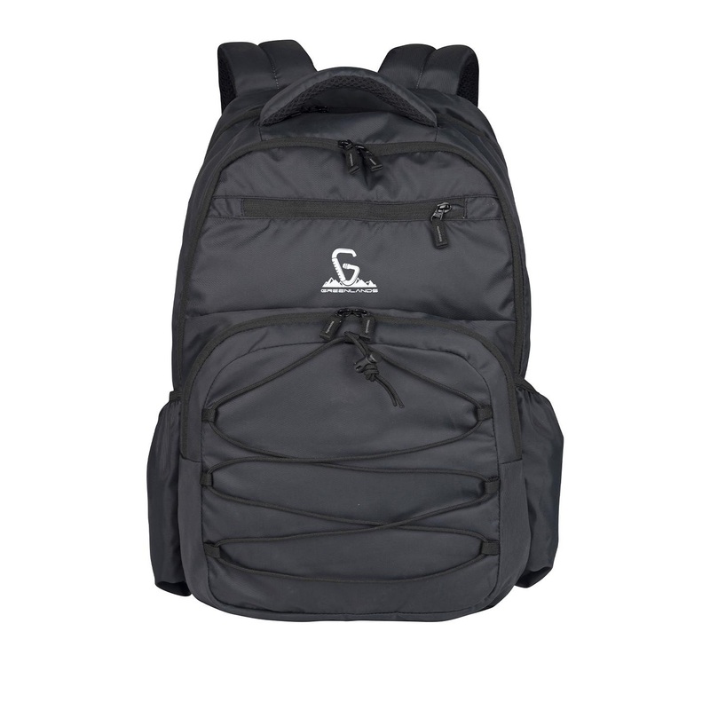 GREENLANDS Unisex 37L Backpack With Attached Rain Cover 2 Spacious Compartments