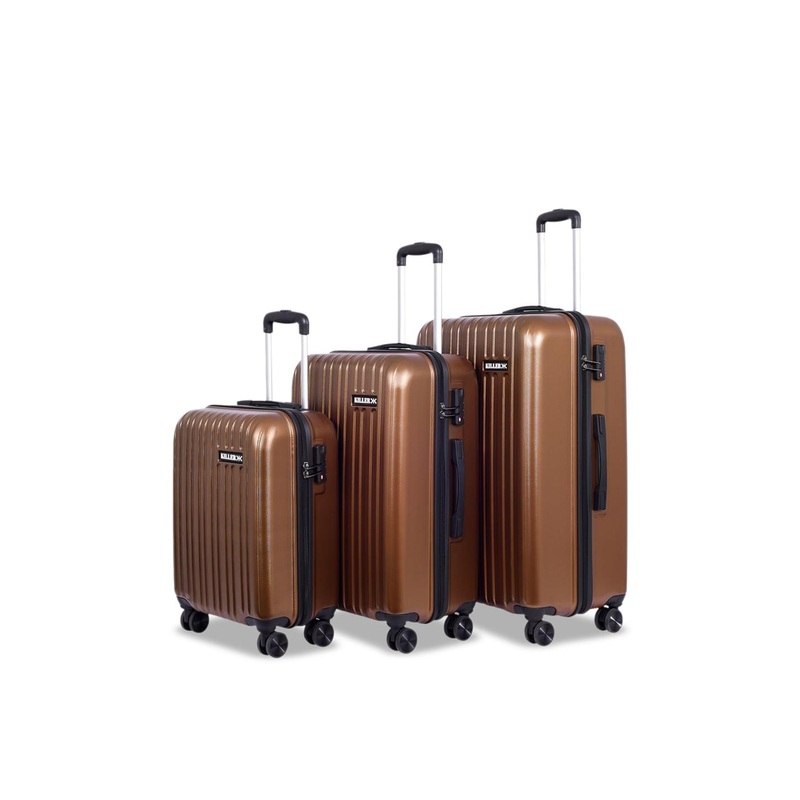 Killer Set Of 3 Hard-Sided Trolley Bag